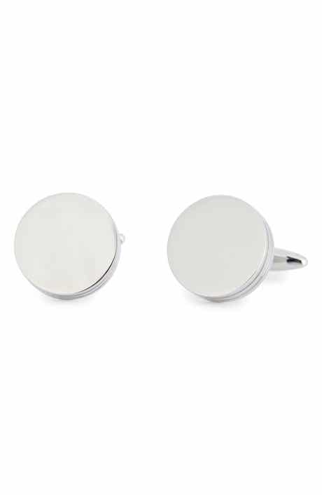 James Michael Polished Round Cuff Links