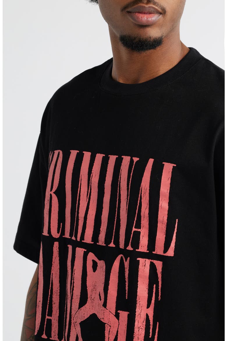 Striptease Graphic T-Shirt, Alternate, color, BLACK