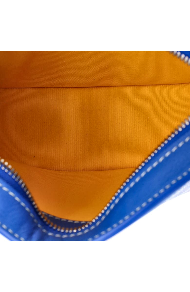 Pre-Owned Goyard Hirondelle Shoulder Bag Coated Canvas and Leather, Alternate, color, Blue