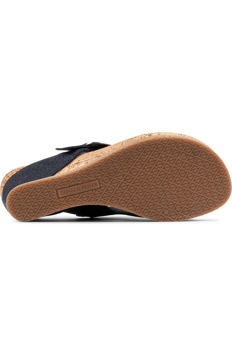 Donald Pliner Joyus Wedge Sandal, Alternate, color, Navy