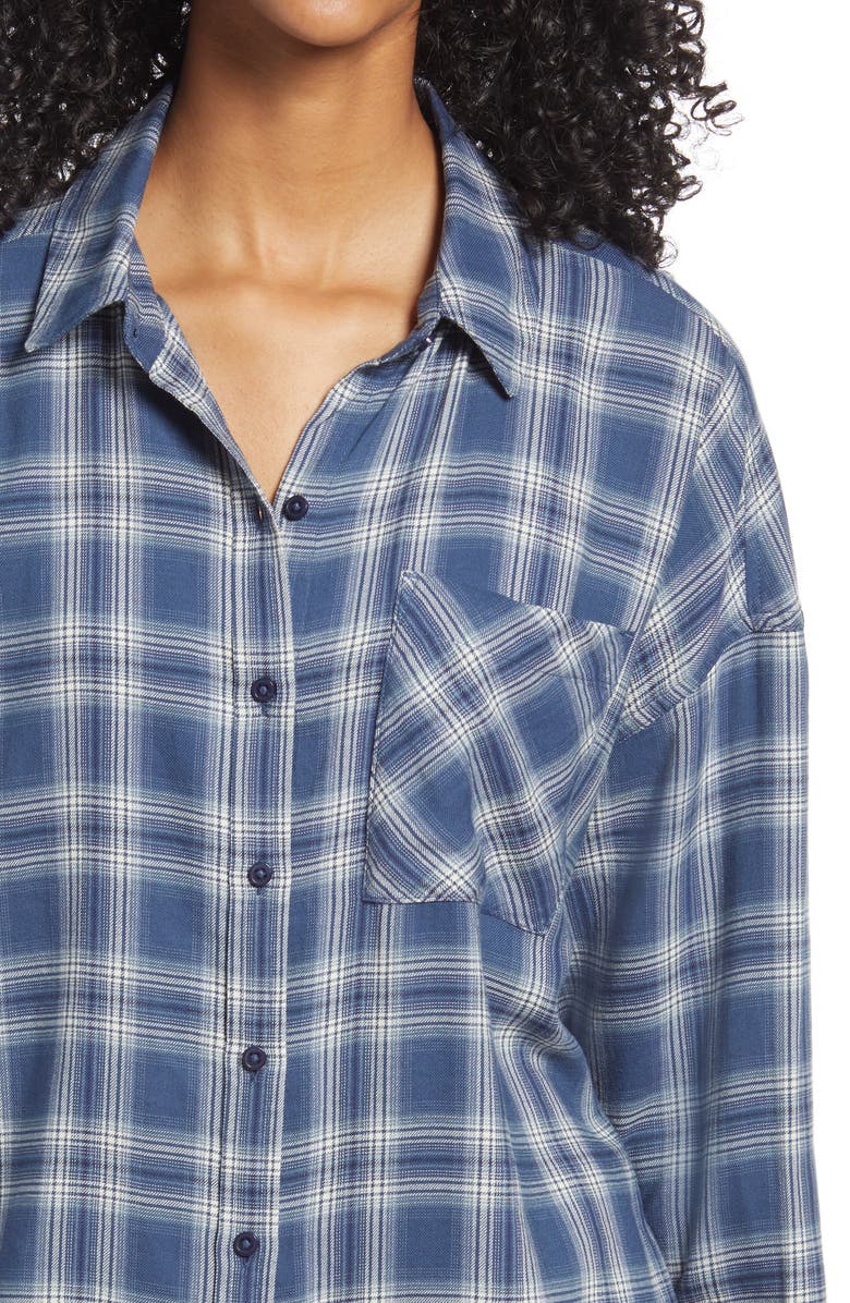 BP. Plaid Flannel Shirt, Alternate, color, 