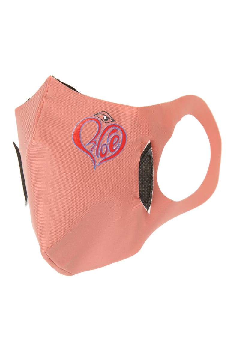 Adult Face Mask & Filter (Nordstrom Exclusive), Main, color, PINK - RED