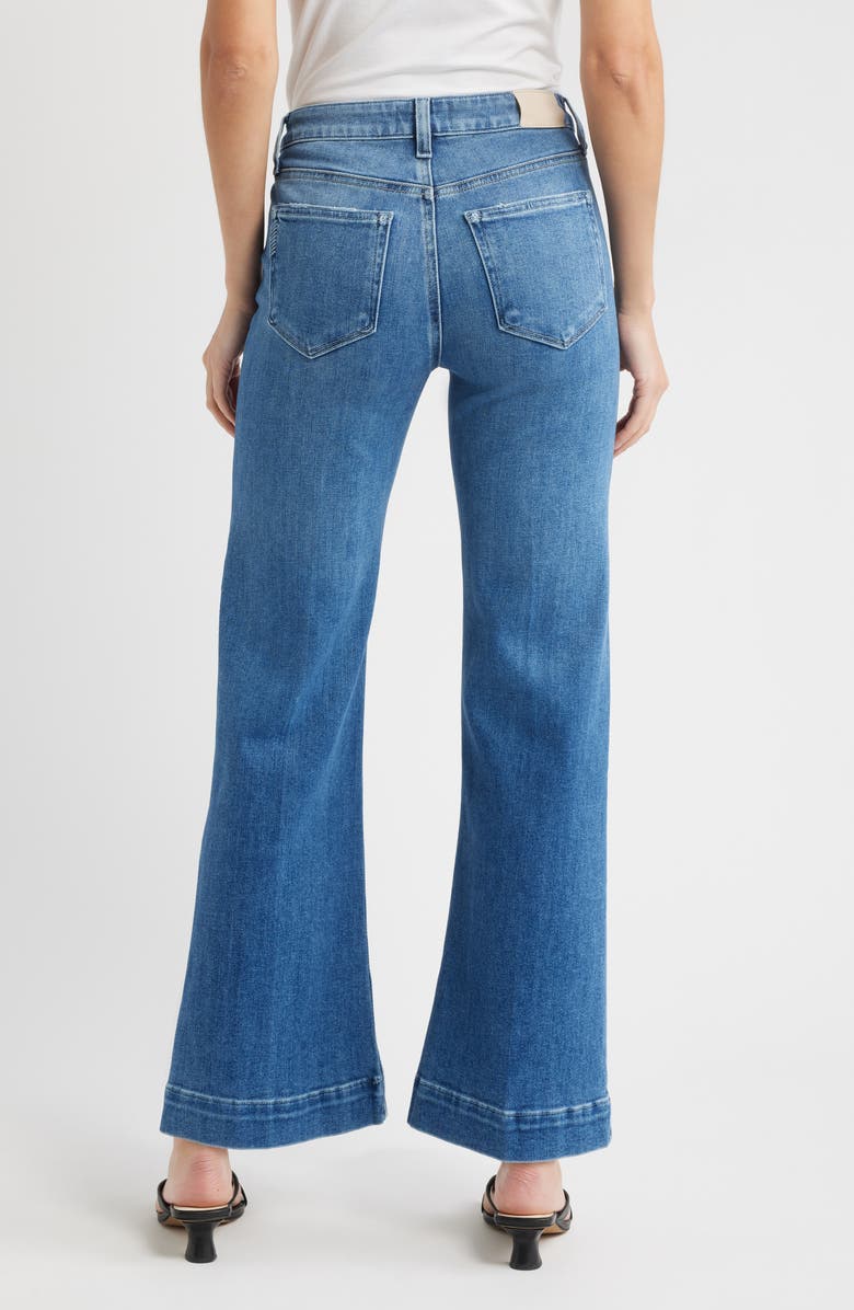 PAIGE Leenah High Waist Wide Leg Jeans, Alternate, color, Westminster