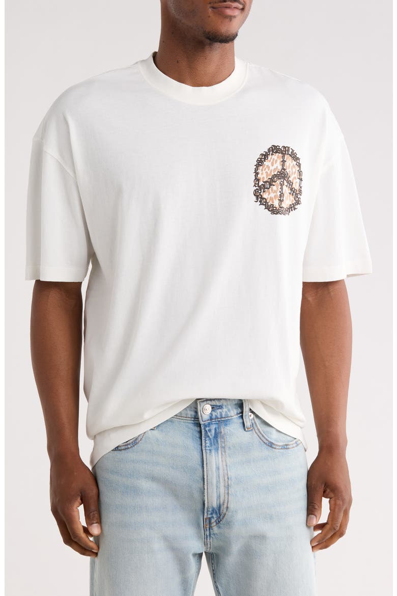 Incessant Organic Cotton Graphic T-Shirt, Main, color, CHALK WHITE