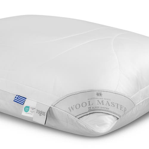 Togas Woolmaster Sheep Wool Pillow In White