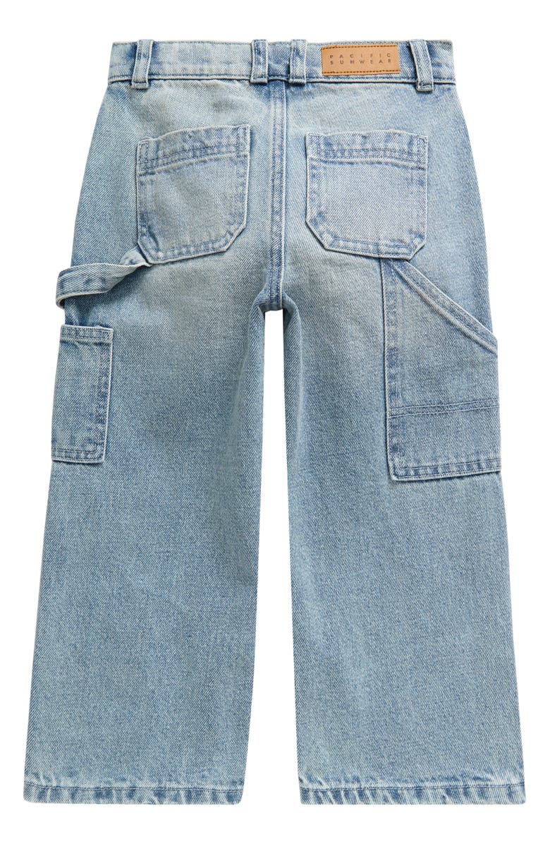 PacSun Kids' Hunter Baggy Double Knee Cargo Jeans, Alternate, color, 