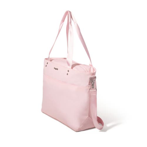 Baggallini Carryall Laptop Tote Bag In Bagg Pink