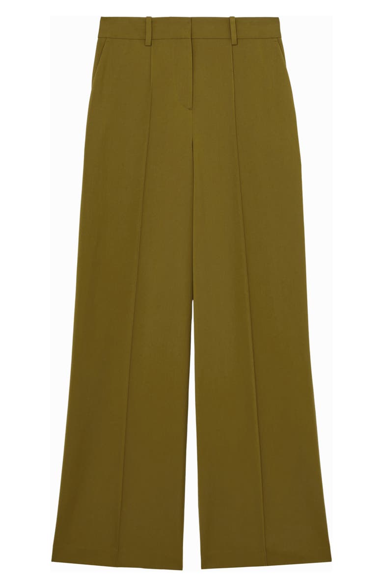 Reiss Luisa Pintuck Pants, Alternate, color, Green
