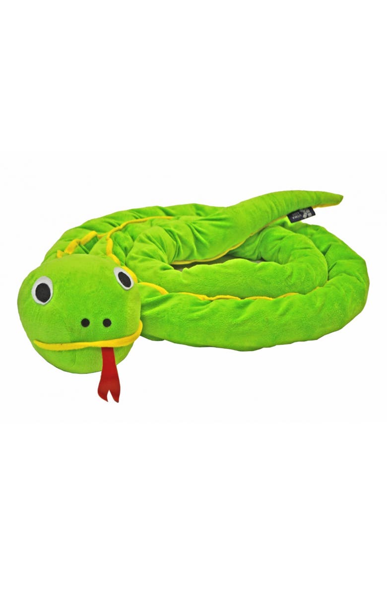PLAYLEARN 13-Foot Plush Counting Snake, Main, color, 