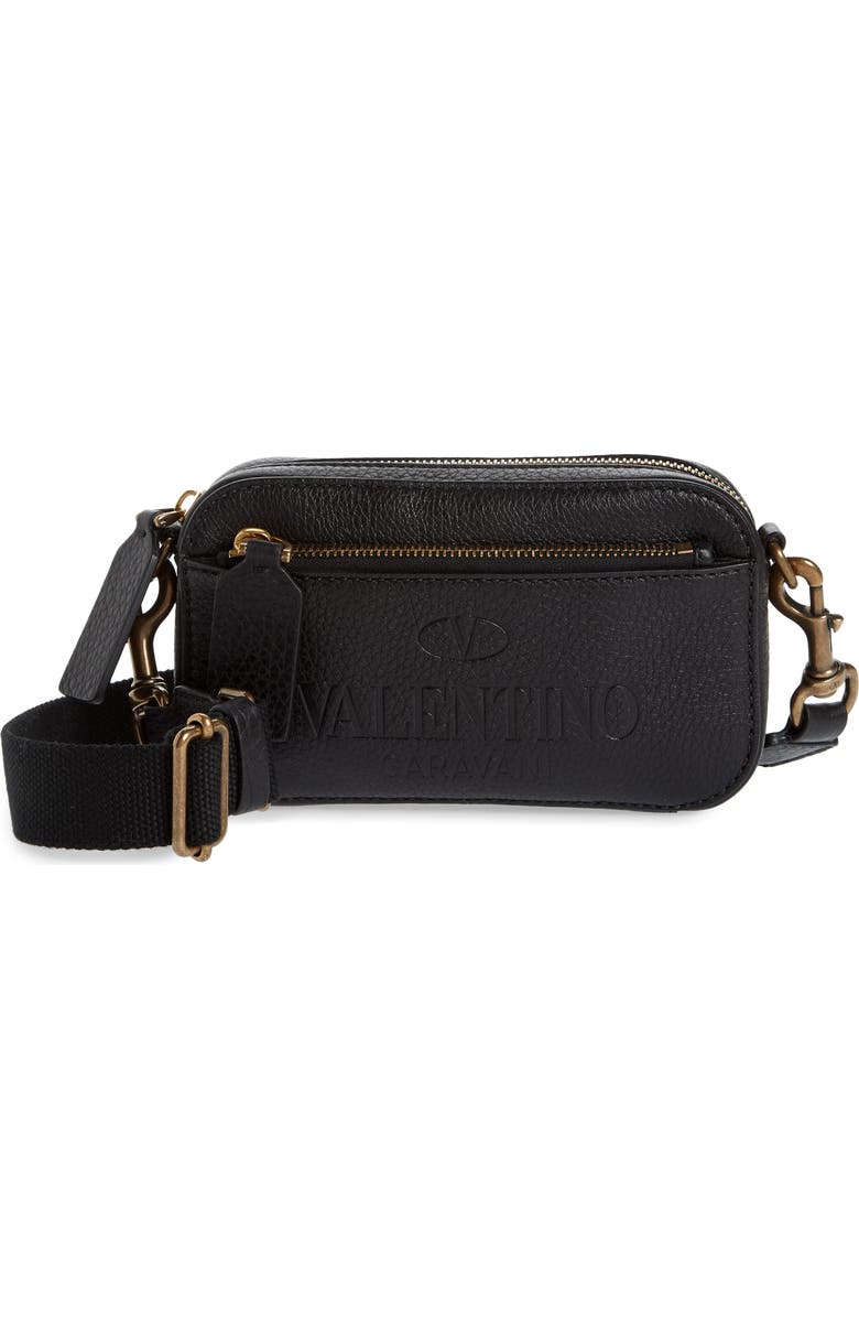 Valentino Garavani Small Leather Waist Satchel, Main, color,