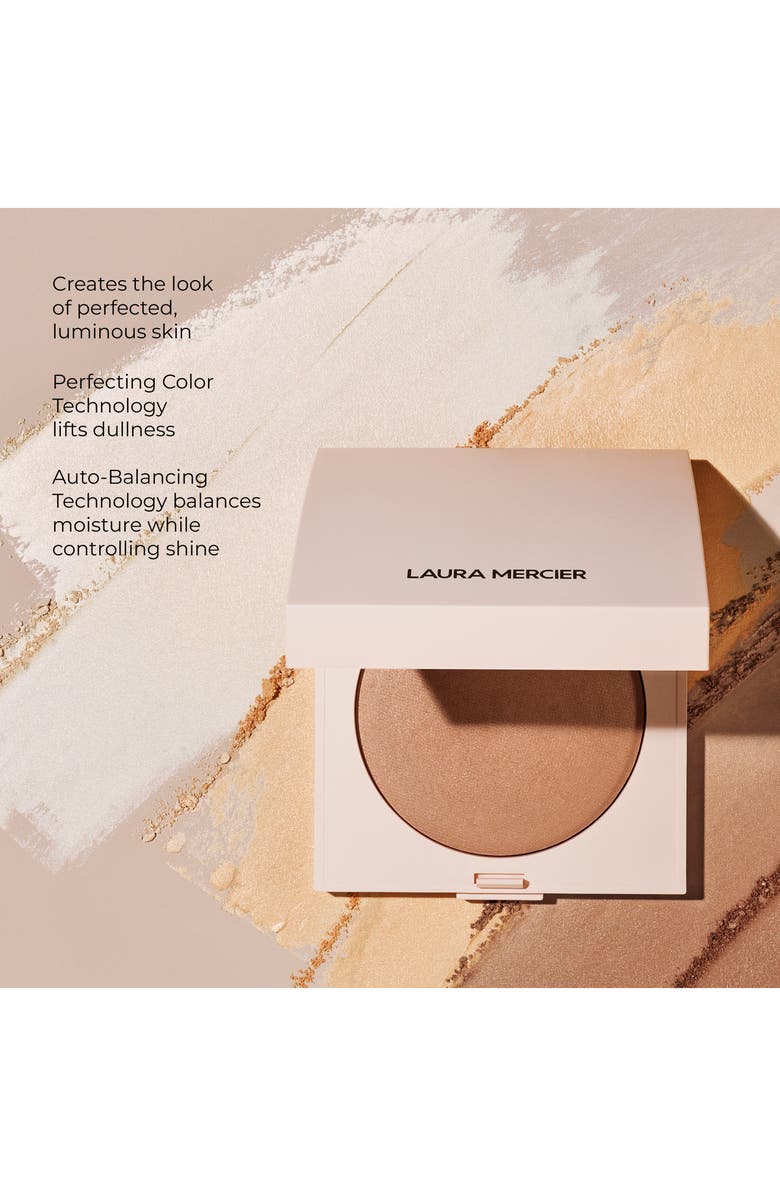 Laura Mercier Real Flawless Luminous Perfecting Talc-Free Pressed Powder, Alternate, color, Translucent Honey