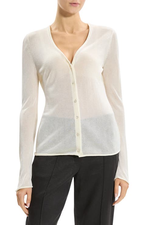 Lust Sheer Jersey Cardigan