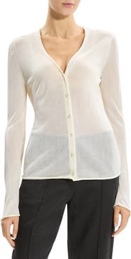 Theory Lust Sheer Jersey Cardigan