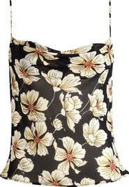 Reformation Astra Floral Cowl Neck Camisole