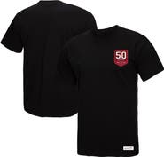 Mitchell & Ness Women's Mitchell & Ness Black Tampa Bay Buccaneers 50th Anniversary Shield Oversized Boyfriend T-Shirt