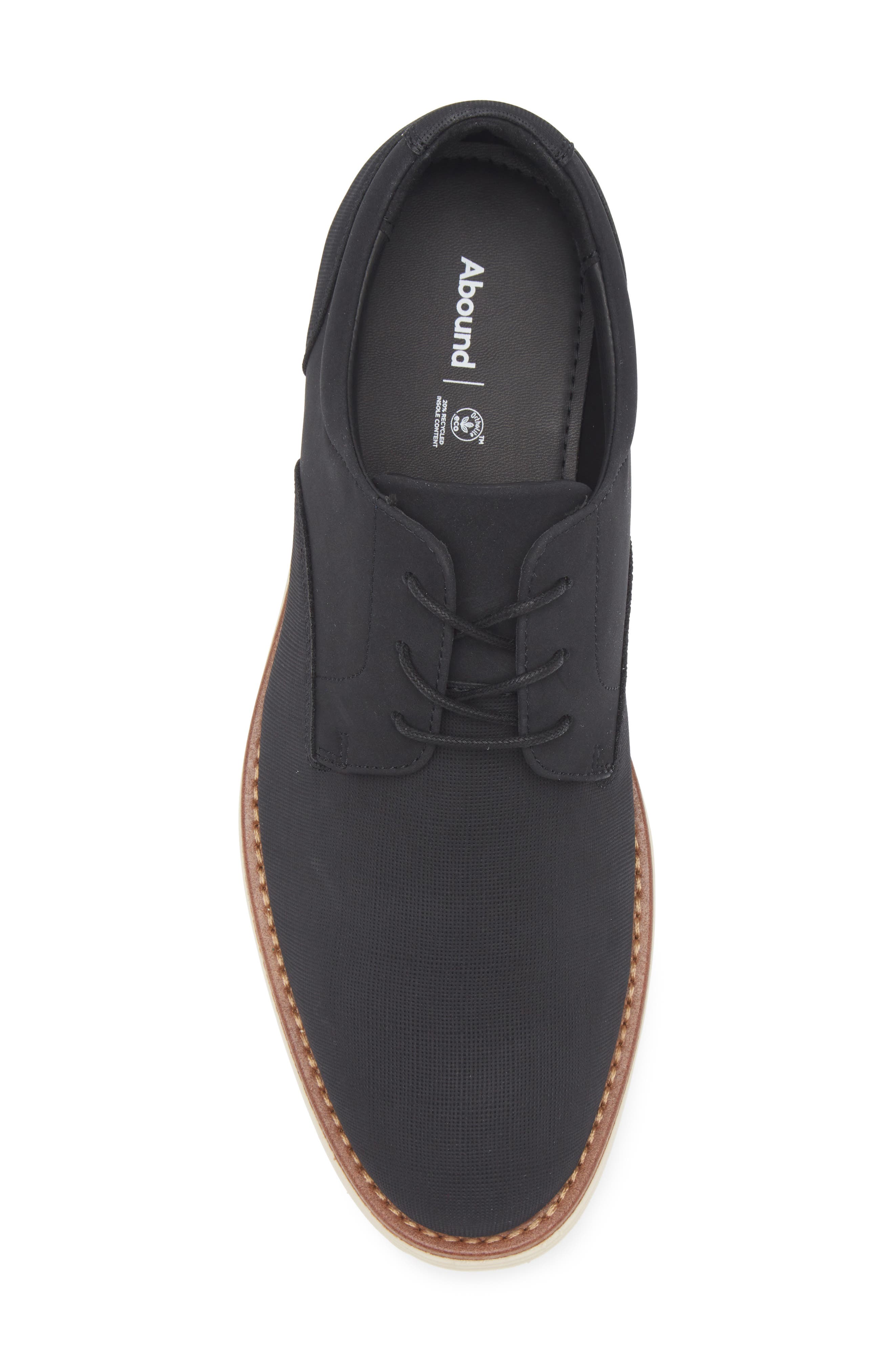 Abound Landon Hybrid Plain Toe Derby, Alternate, color, Black