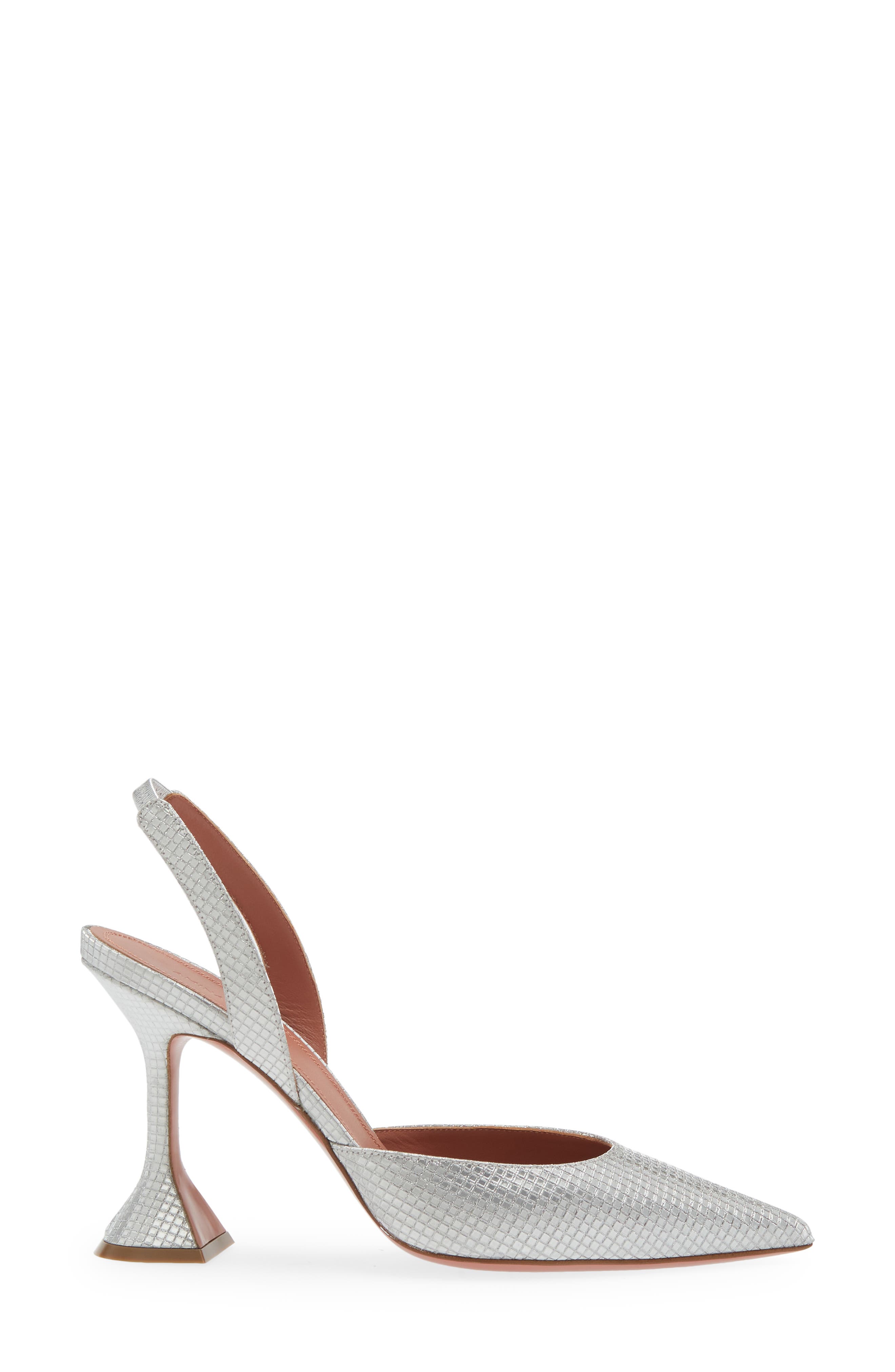 Amina Muaddi Holli Pointed Toe Slingback Pump, Alternate, color, 