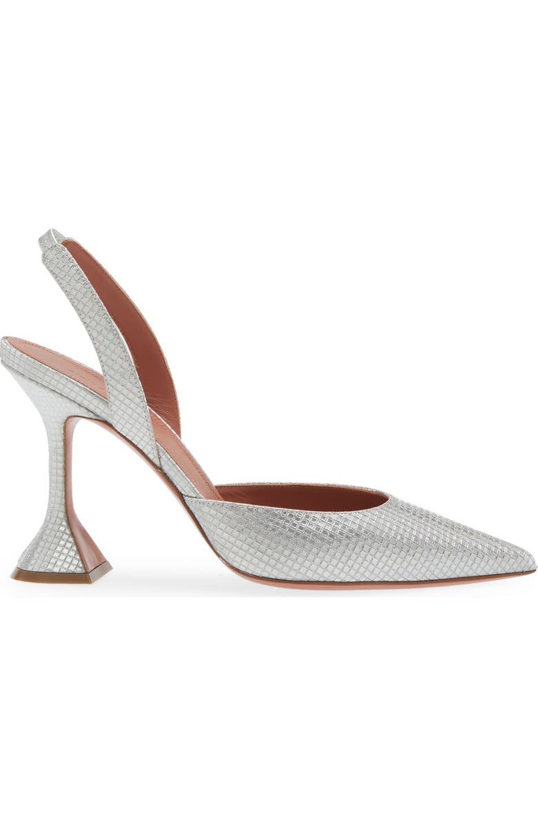 Amina Muaddi Holli Pointed Toe Slingback Pump, Alternate, color,