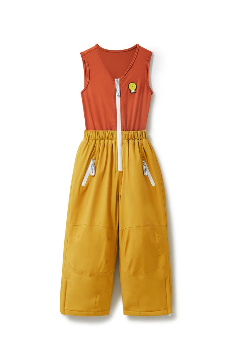 Cub the Lion Ski Pants, Main, color, Yellow