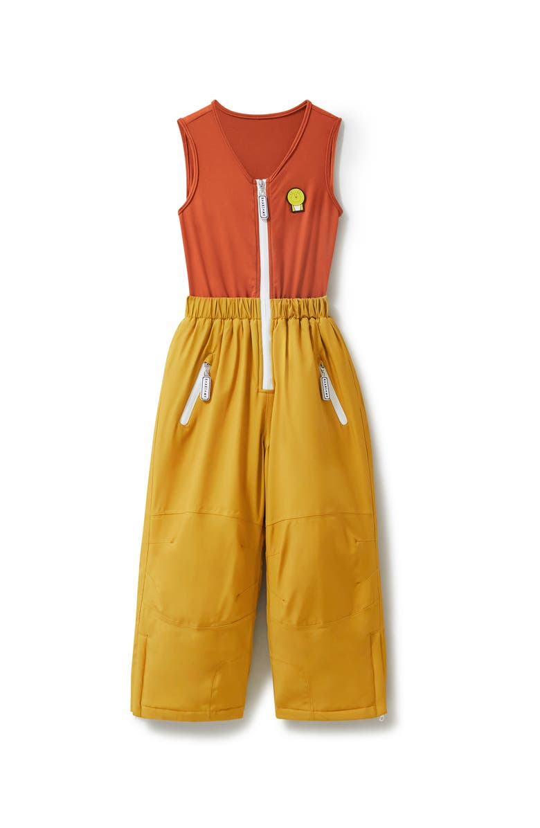 Roarsome Cub the Lion Ski Pants, Main, color, Yellow