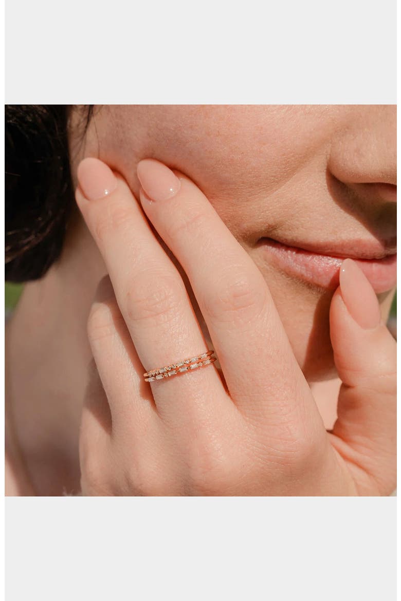 Mama Morse Code Ring, Alternate, color, GOLD VERMEIL