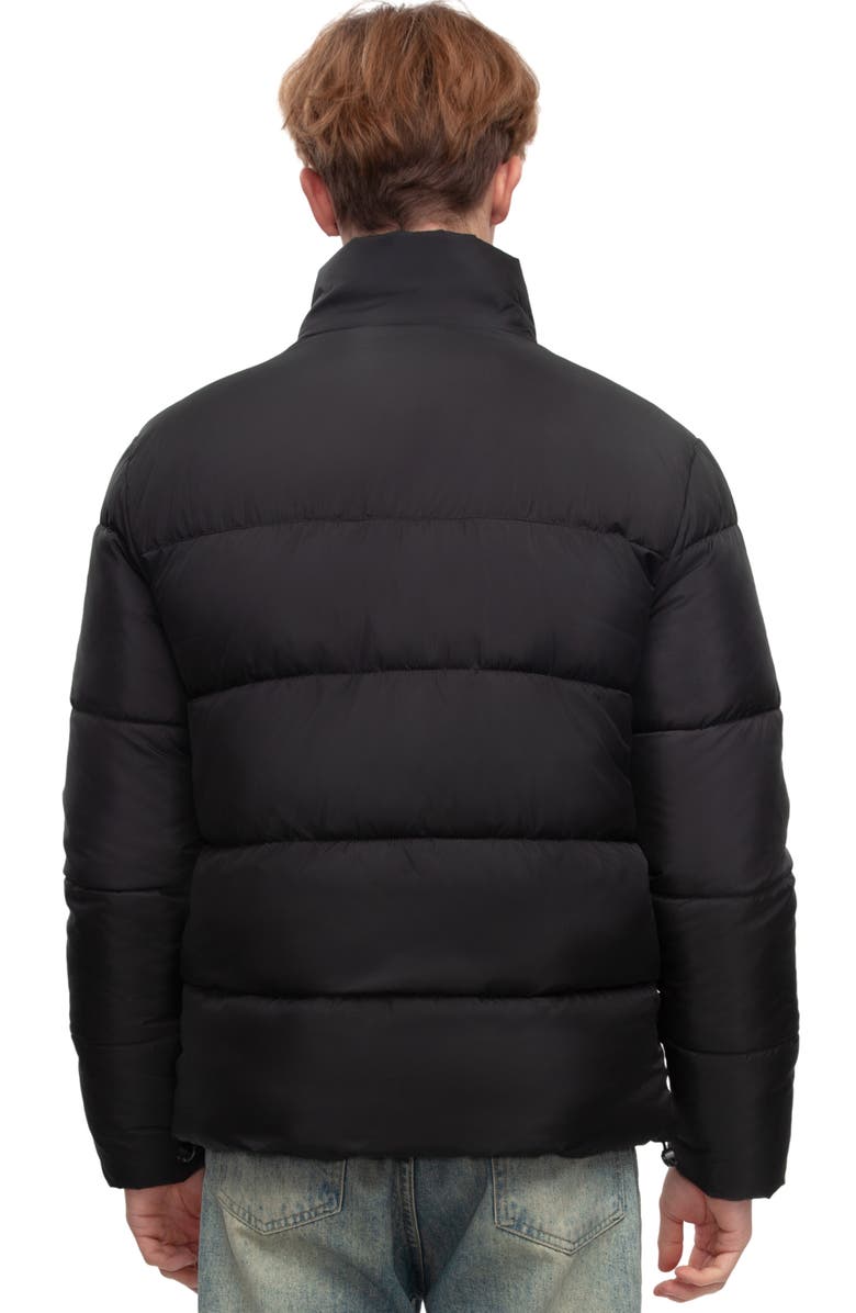 Rokka&Rolla Lightweight Modern Puffer Jacket, Alternate, color, Black