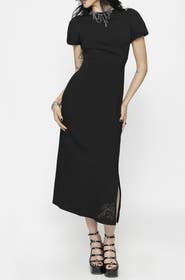 Disturbia Aubrey Embroidered Midi Dress