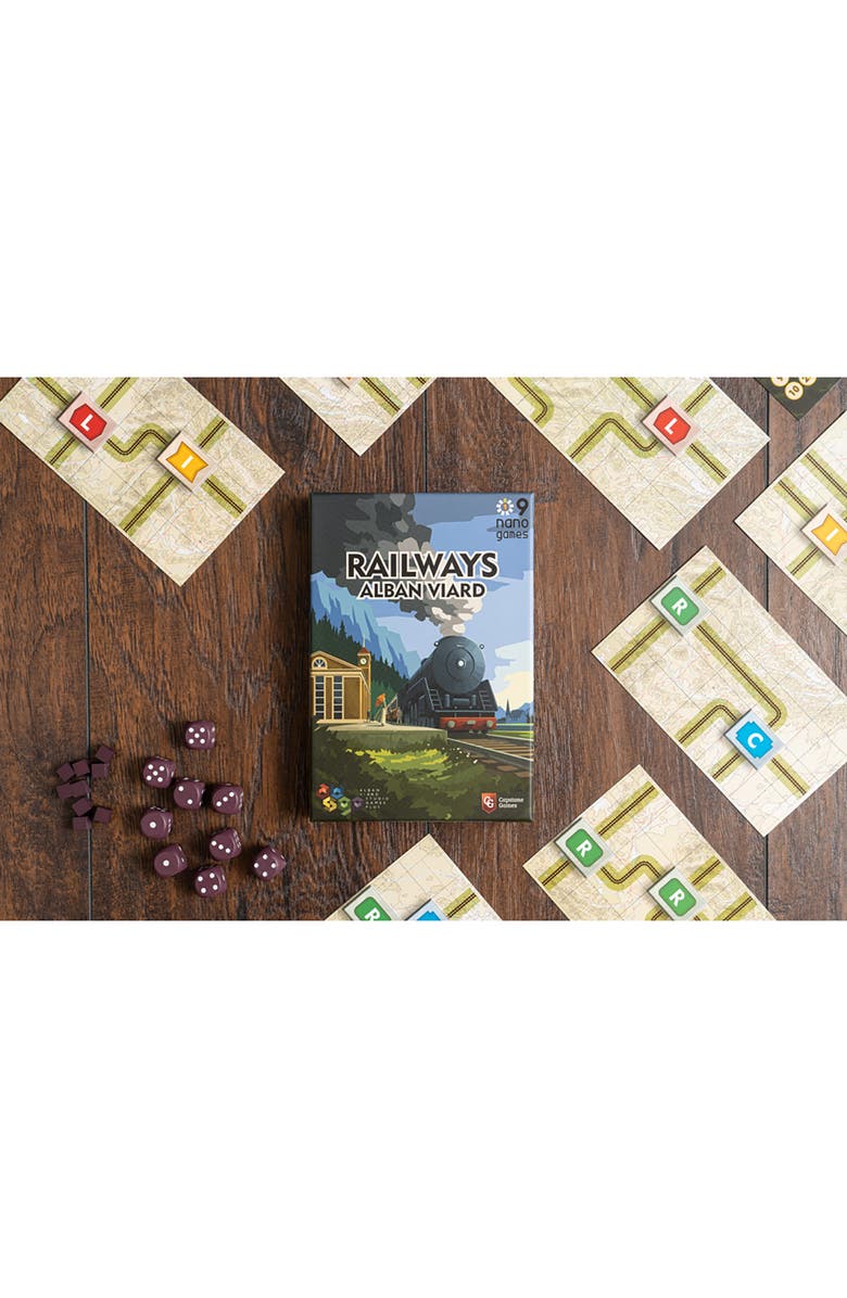 Capstone Games Nano9Games Volume 1, Railways, Alternate, color, Multicolored