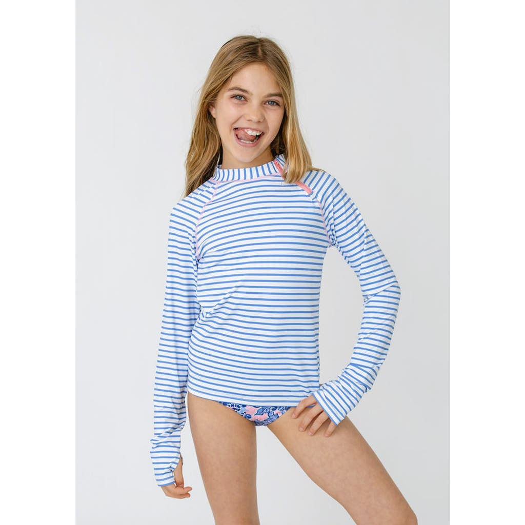 CABANA LIFE CABANA LIFE GIRLS 3-PIECE LONG SLEEVE RASHGUARD SET