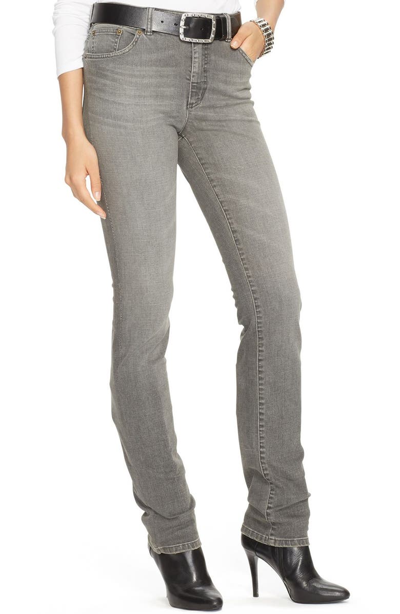 Lauren Ralph Lauren Straight Leg Jeans, Main, color,