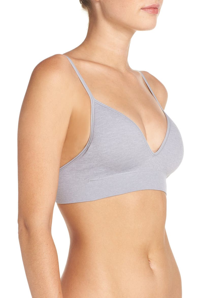 Seamless Bra, Alternate, color, GREY SLEET HEATHER