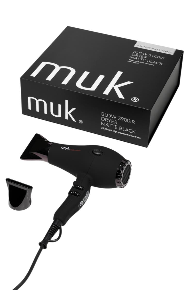 Muk Haircare 3900IR Dryer Black, Main, color, NO COLOR