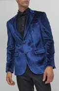 RON TOMSON Diamond Velvet Tuxedo Jacket