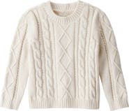 Little Planet Kids' Organic Cotton Cable Knit Sweater