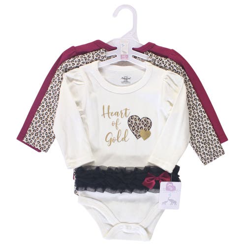 Little Treasure 3pk Long Sleeve Bodysuits