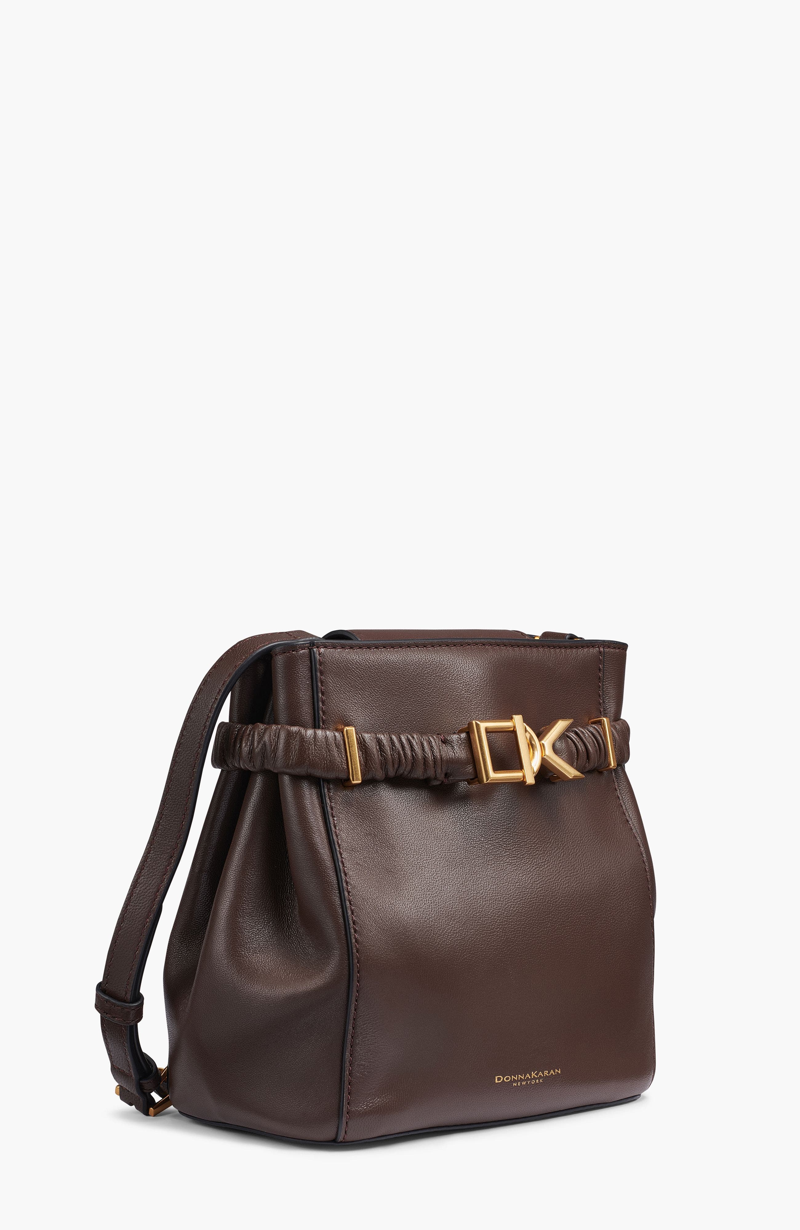 Gingham Crossbody, Alternate, color, Umber