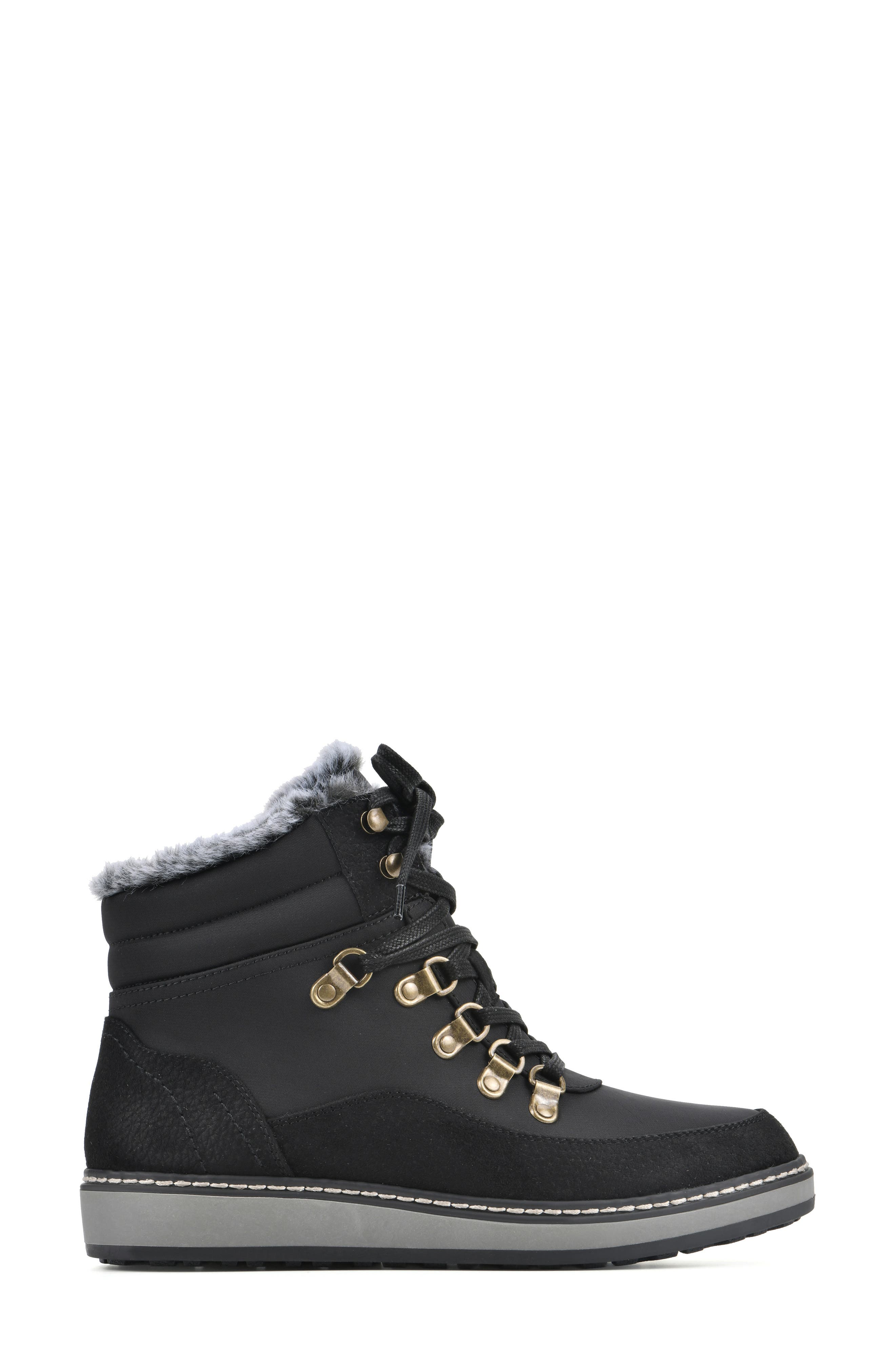 White Mountain Footwear Tamasha Faux Fur Hiking Boot, Alternate, color, 