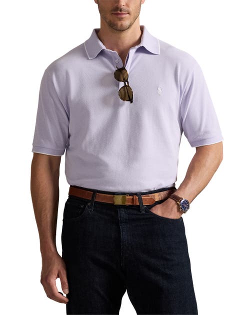 Big & Tall Stretch Oxford Mesh Polo Shirt