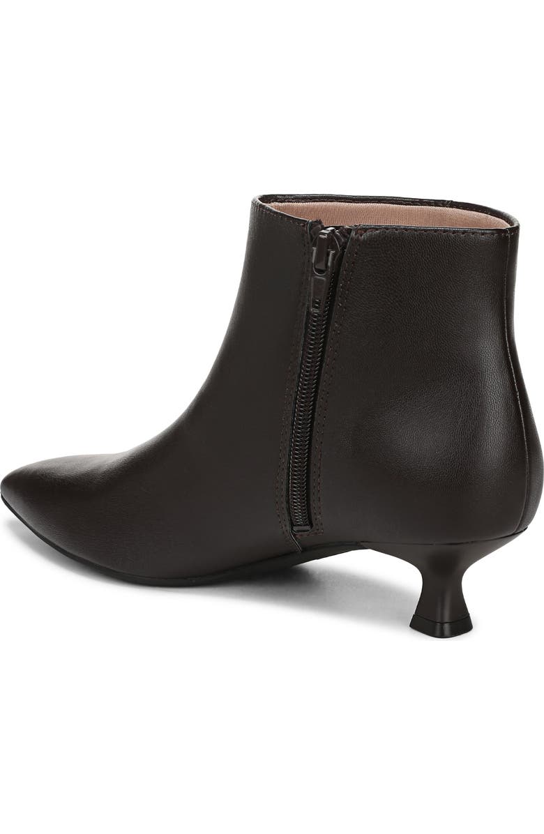 LifeStride Maya Pointed Toe Kitten Heel Bootie, Alternate, color, Dark Chocolate