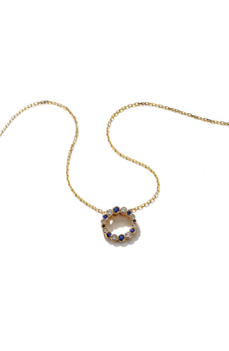 Mark Henry Bubbly Continuity Pendant Necklace, Main, color, Sapphire