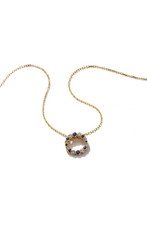 Bubbly Continuity Pendant Necklace