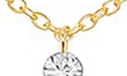 Gabi Rielle Cubic Zirconia Shaker Chain Necklace In Gold