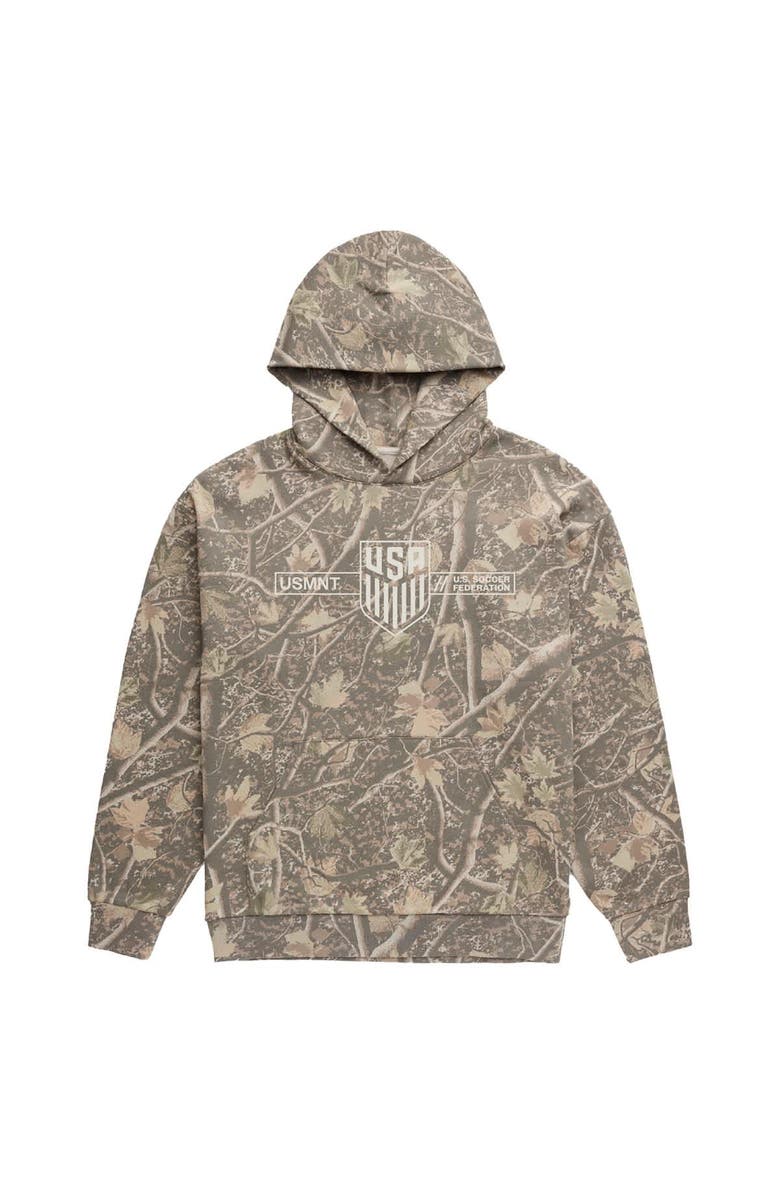 Uscape Apparel Unisex Uscape Apparel Camo USMNT Back Bay Hoodie, Main, color, Camo