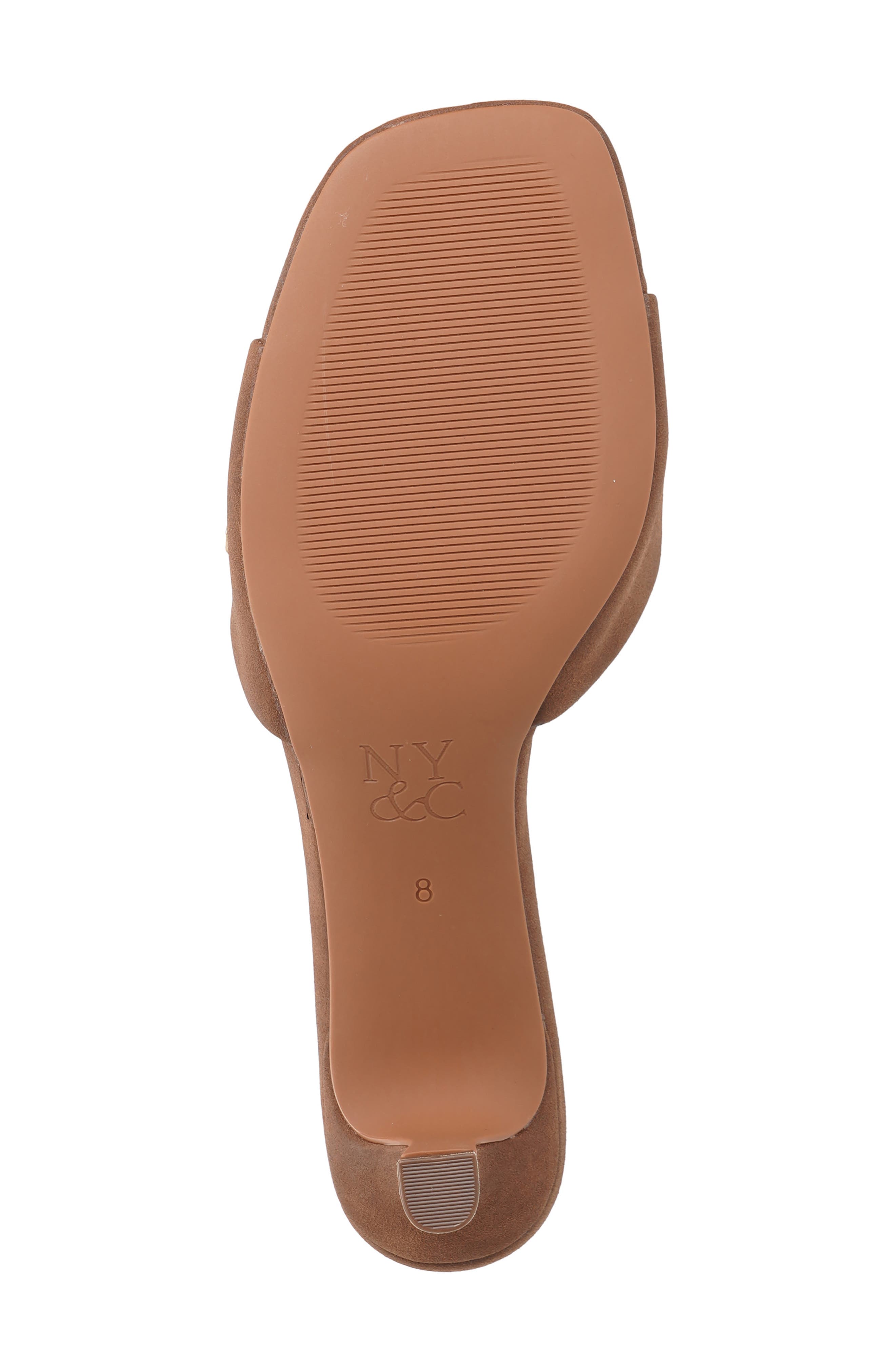 Gaia Kitten Heel Sandal, Alternate, color, BROWN