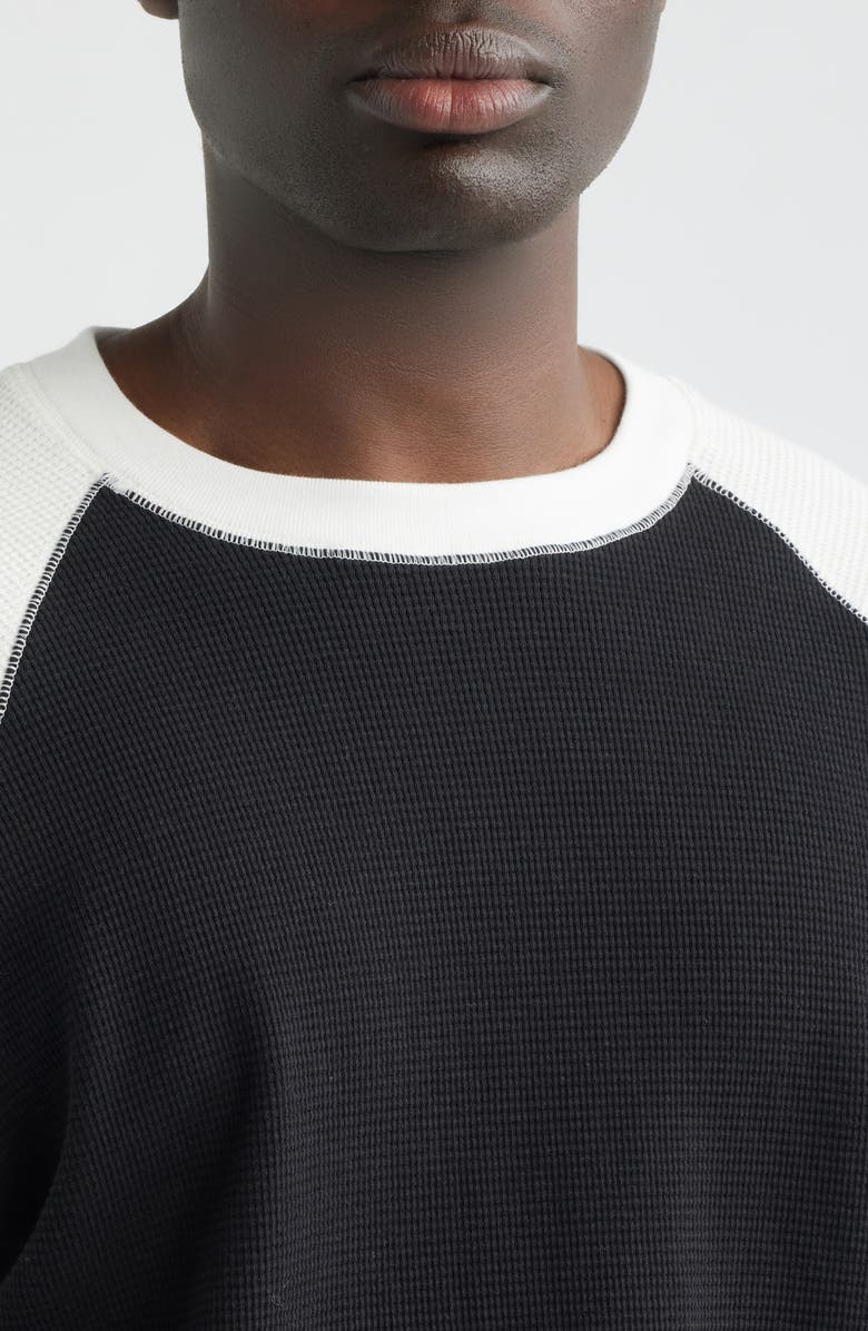 925 Originals Spring Training Thermal Raglan Sleeve T-Shirt, Alternate, color, Vintage Black/ Off W