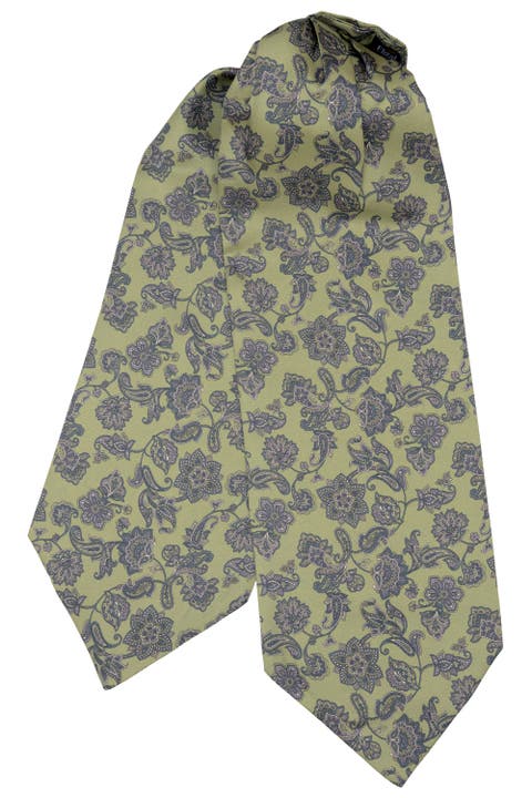 Turano - Silk Ascot Cravat Tie for Men
