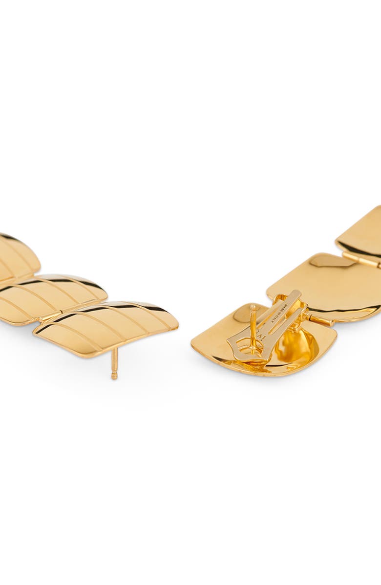 IVI Los Angeles Slot Clip-On Drop Earrings, Alternate, color, Yellow Gold