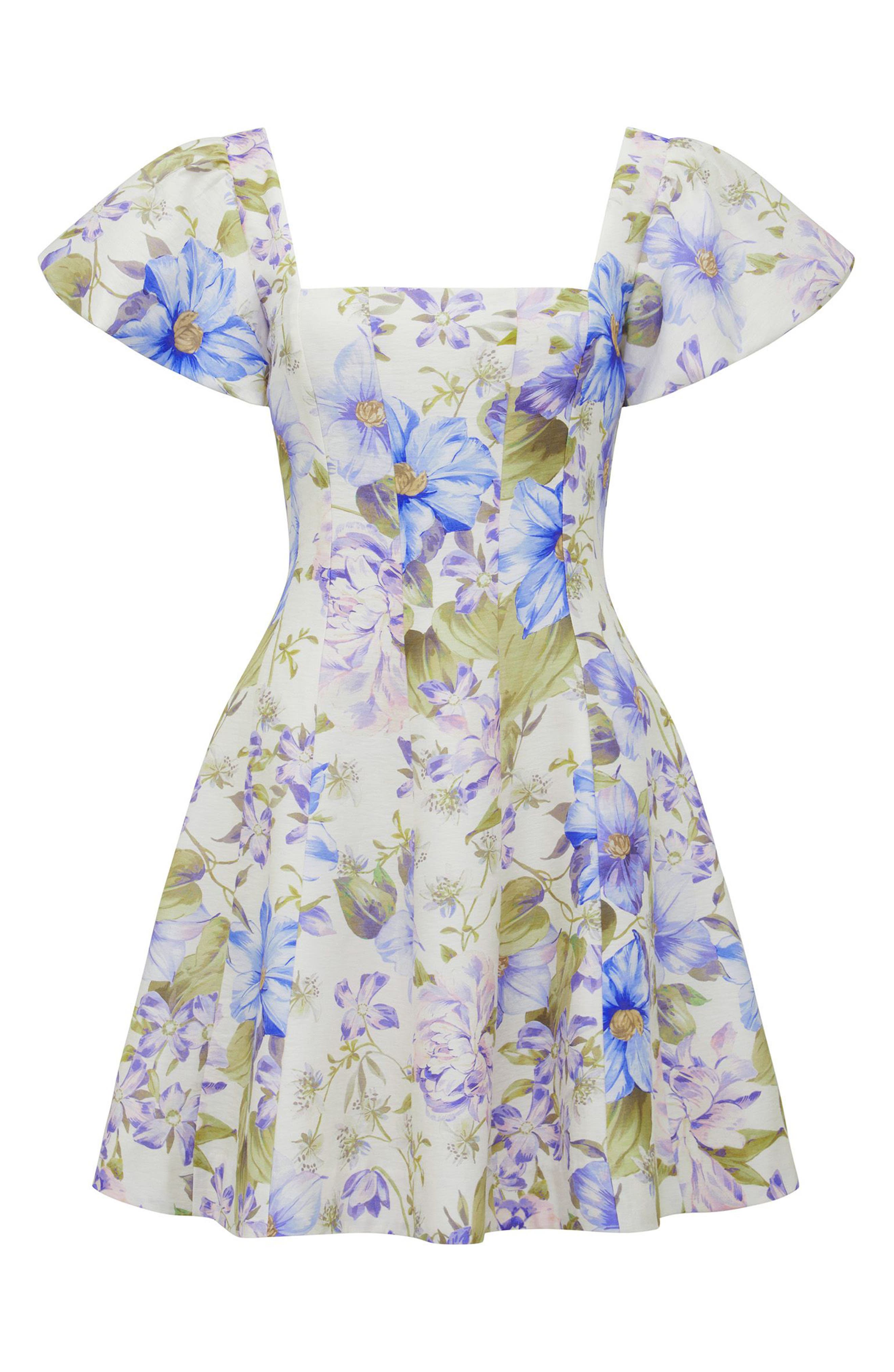 Ever New Josie Floral Print Minidress | Nordstrom