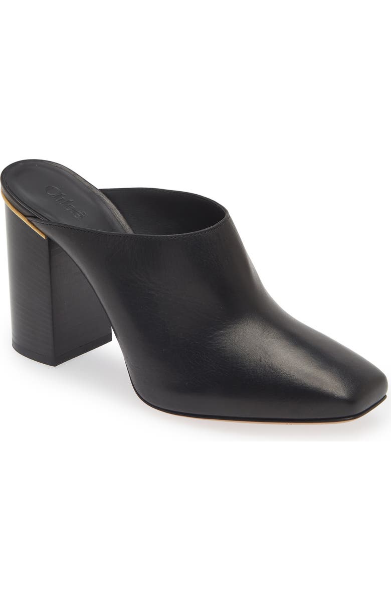 Chloé Ambre Mule, Main, color, Black