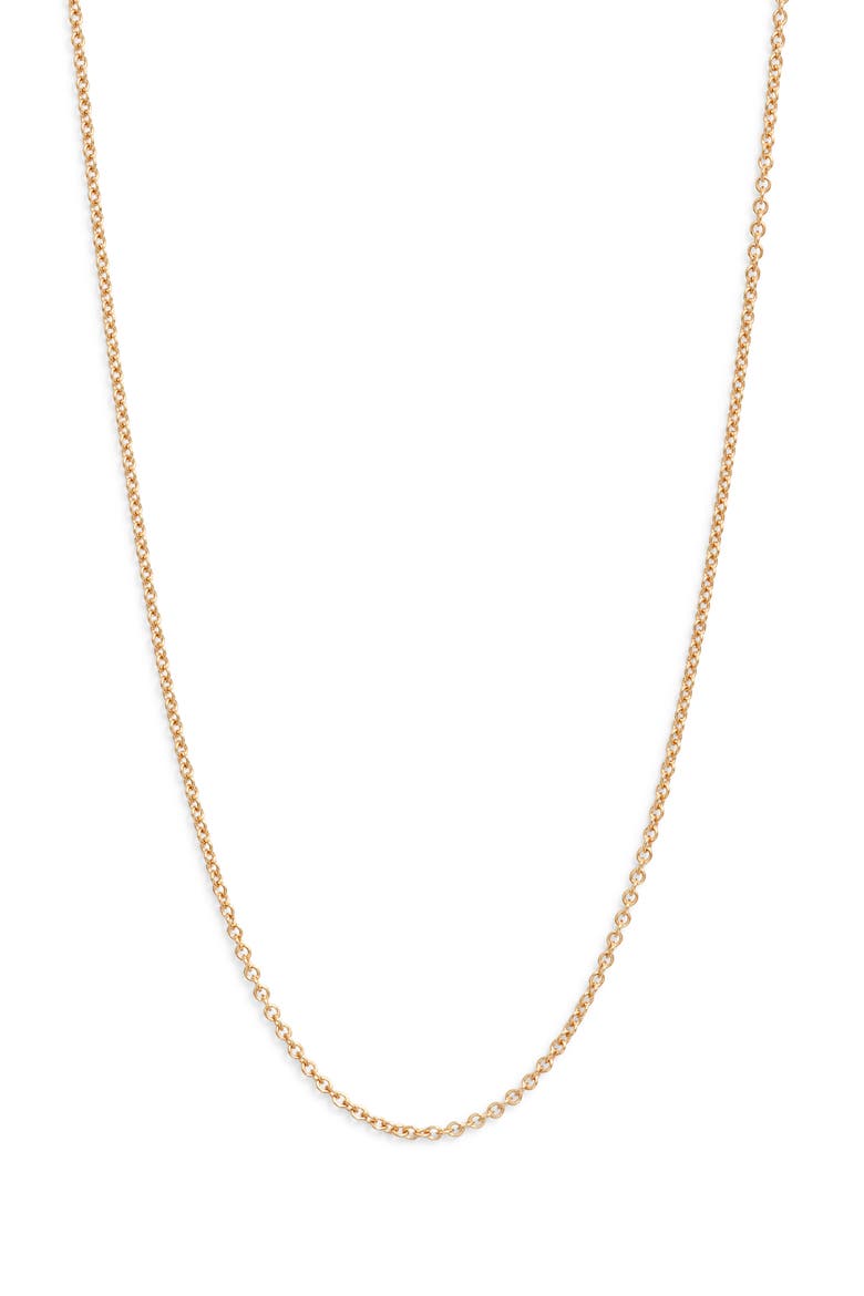 Adjustable Dainty Chain Necklace, Main, color, GOLD FILL